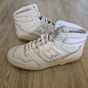 New Balance 650R BB650RWW Triple White Athletic Sneakers Men's 9 / Women's 10.5